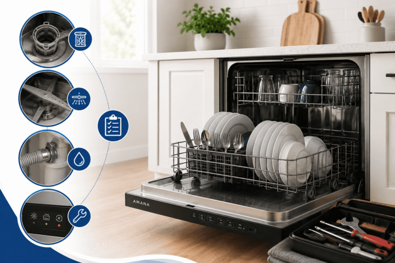 Amana Dishwasher Troubleshooting Guide: Common Problems and Easy Fixes